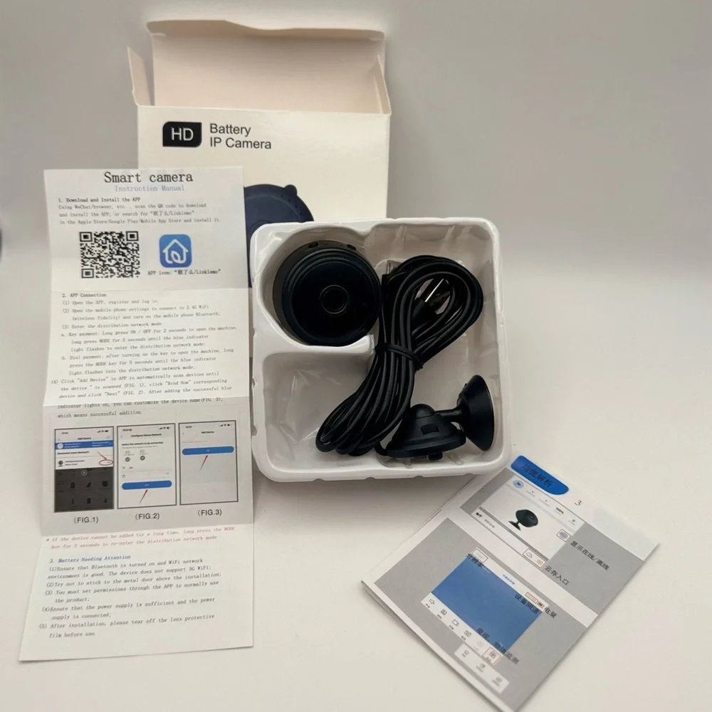 HD Battery IP Camera - Black